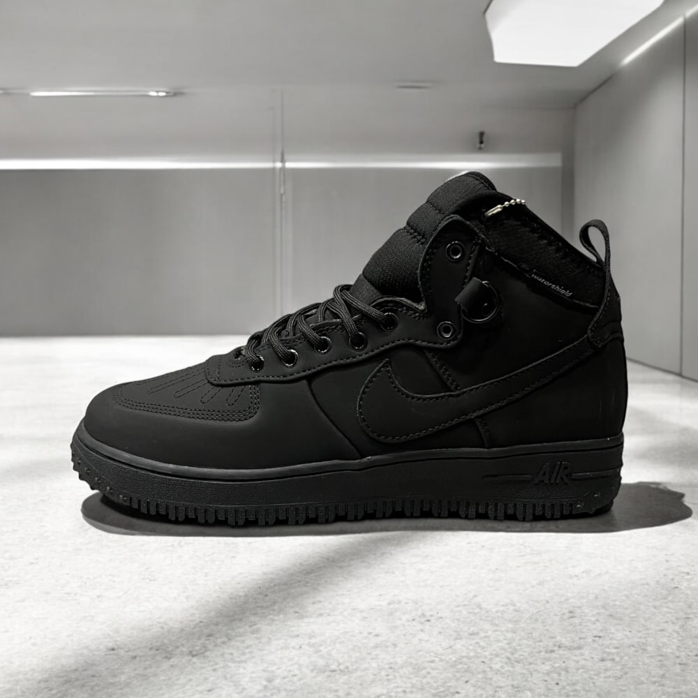Nike Air Force 1 Anthracite • Duckboot Total Black