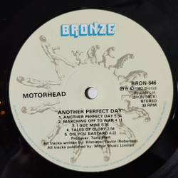 Винтажная виниловая пластинка LP Motorhead Another Perfect Day (Sweden 1983)