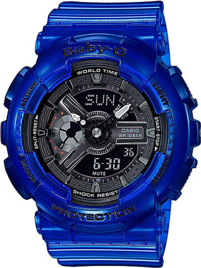 Японские наручные часы Casio BA-110CR-2A с хронографом