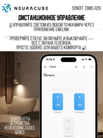 Умный Zigbee выключатель Sonoff ZBM5-3C-120W 10A/2200Вт (Работает с Яндекс Алисой)