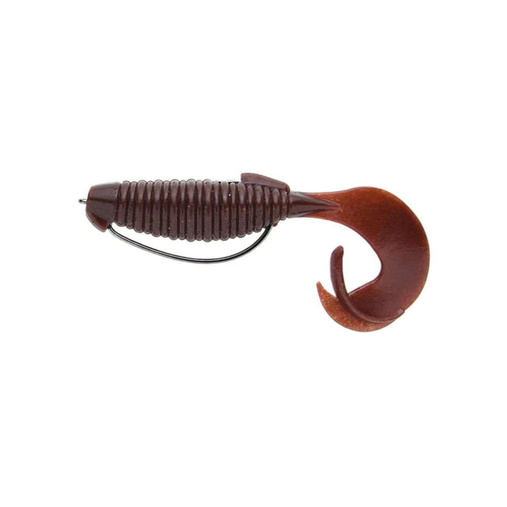 Приманка силиконовая Keitech Flapper Grub 4", 6,4г, цвет #008 Scuppernong