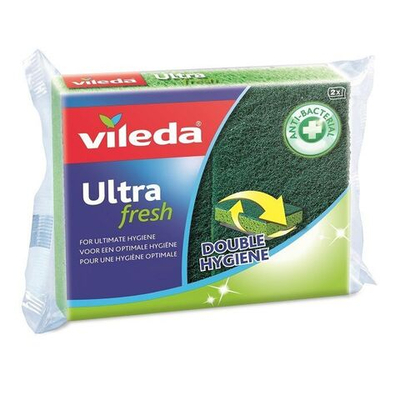 Губка Vileda Ultra Fresh антибактериальная (2 шт)