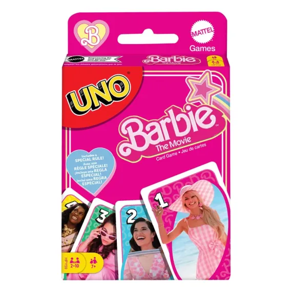 Barbie The Movie UNO Card Game