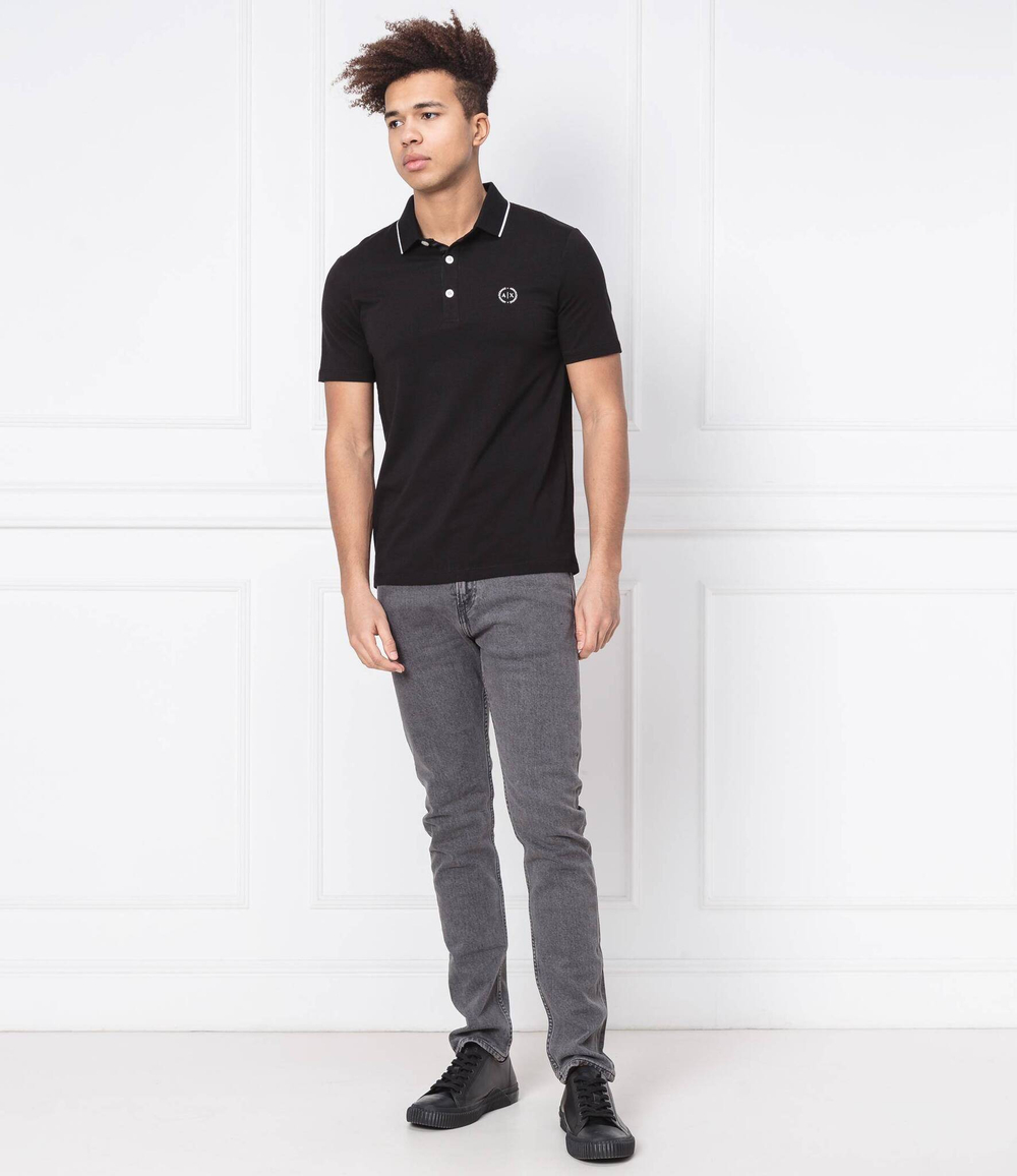 поло Armani Exchange - черный(8NZF70 Z8M9Z)