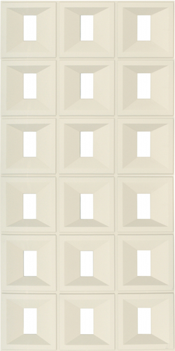 НЛ-03, Объемная полиуретановая панель, прямоугольник, Бежевый / PU BLOCK PANEL HL-03