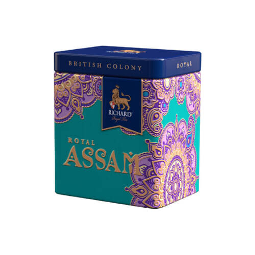 Чай черный  Richard British Colony Royal Assam (жестебанка) 50 г.