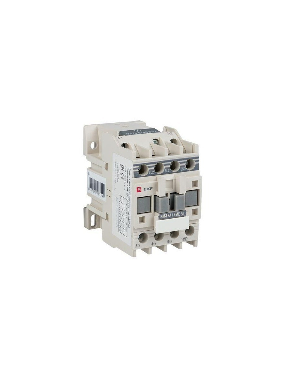 Контактор КМЭ 9А кат. 220В AC 1НО EKF ctr-s-9-220