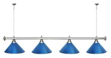 Лампа STARTBILLIARDS 4 пл. (плафоны золотые,штанга хром,фурнитура золото)