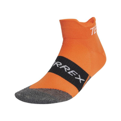 Теннисные носки Adidas Terrex Heat.Rdy Trail Running Speed Ankle 1P - полуударные, оранжевый/белый