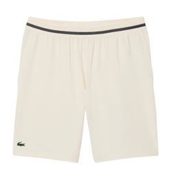 Мужские теннисные шорты Lacoste Tennis X Novak Djokovic - ecru/navy blue