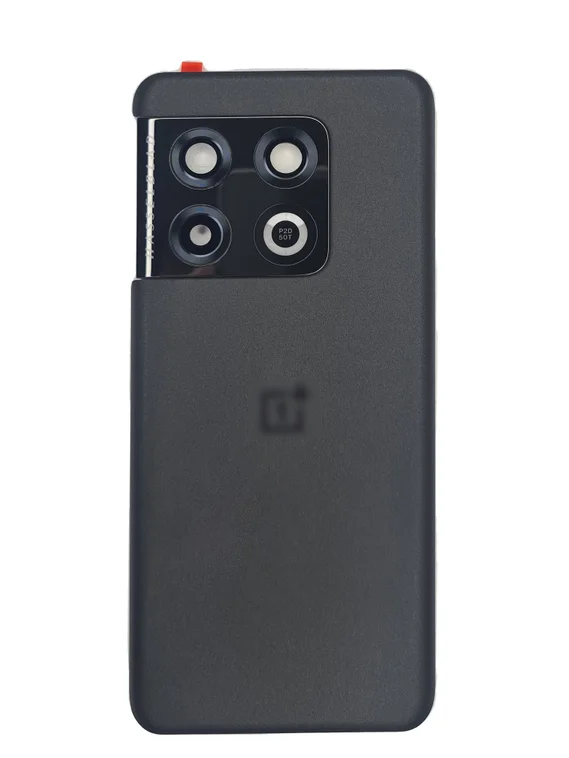 Задняя крышка для OnePlus 10 Pro черная (Volcanic Black) со стеклом камеры