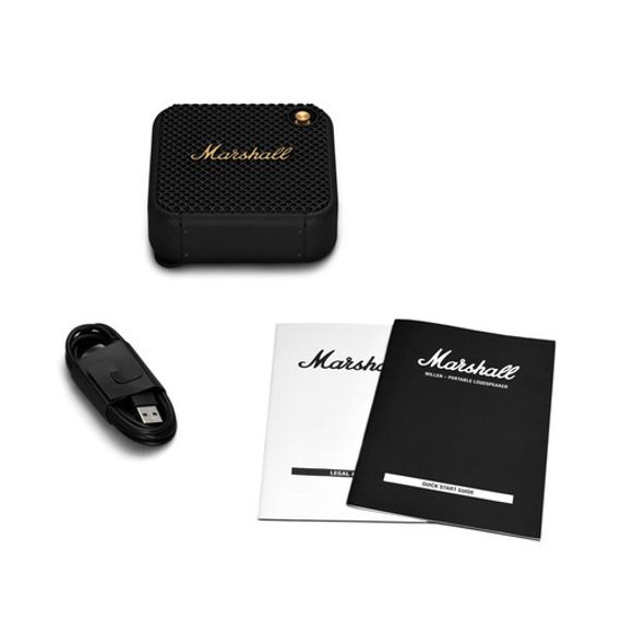 Səs gücləndiricisi \ Колонки \ speaker Marshall - Willen BT Portable Speaker - Black &amp; Brass