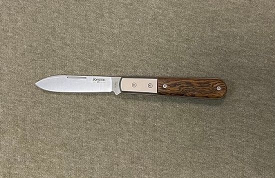 Складной нож Lion Steel "BARLOW Roundhead" L/CK0111 BT c клинком из стали Böhler M390 Microclean®, рукоять титан / дерево (BOCOTE)
