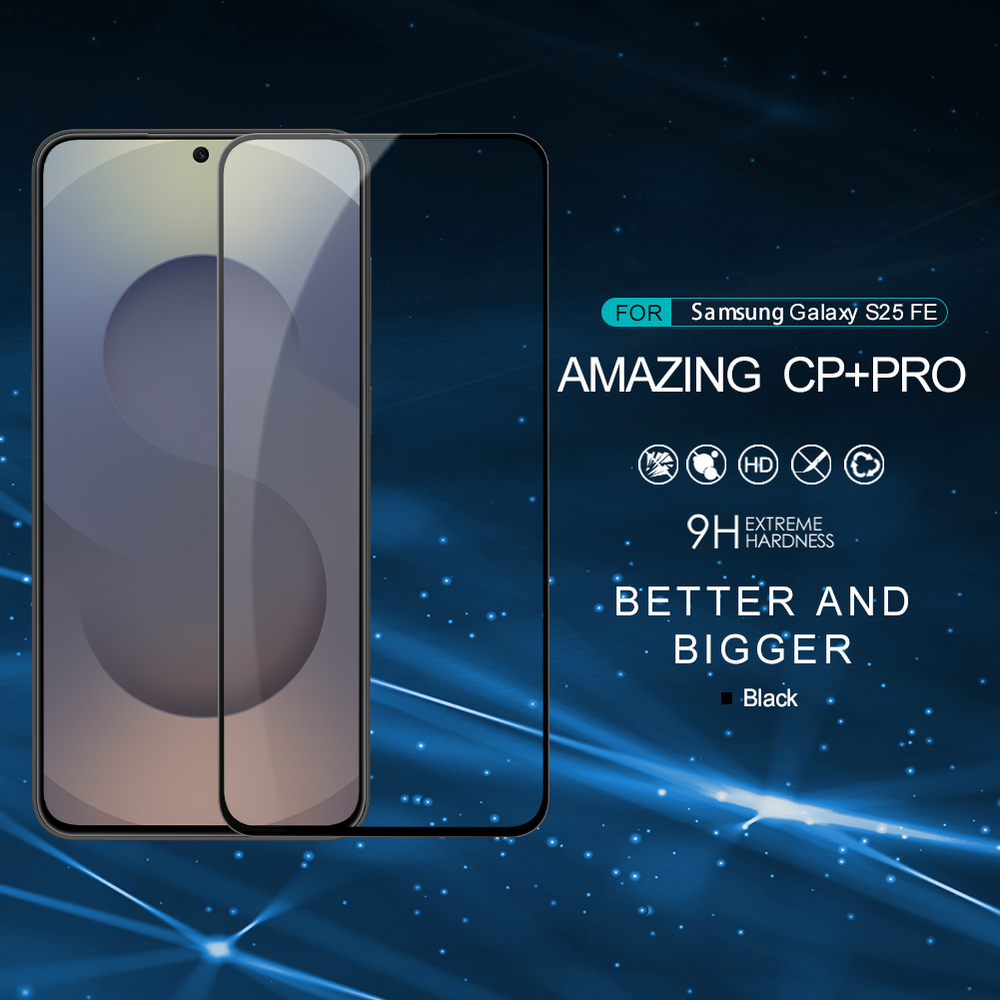 Защитное закаленное стекло от Nillkin для Samsung Galaxy S25 FE, серия CP+PRO Anti-Explosion Glass Screen Protector