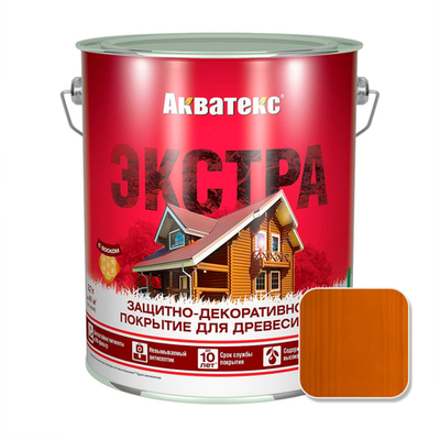 Деревозащита АКВАТЕКС ЭКСТРА Тик New 2,7л