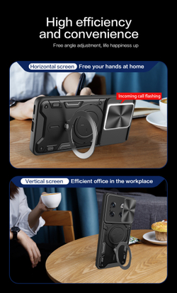 Чехол с кольцом Big Ring Case для OnePlus Ace Pro