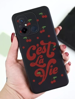 Чехол для Xiaomi Redmi 12C и Poco C55 с принтом