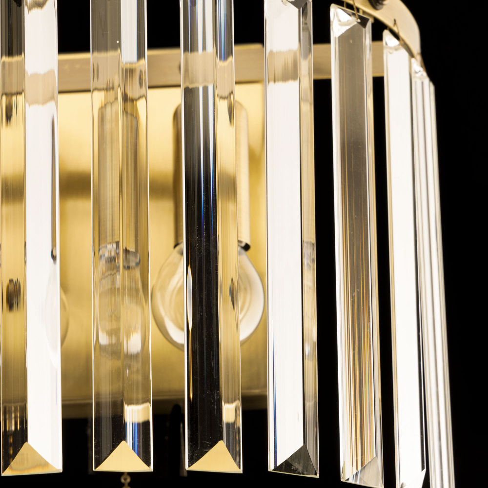 Citilux Инга CL335323 Бра хрустальное с выключателем Бронза