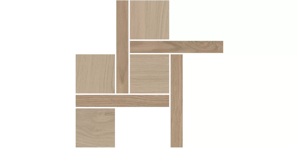 Керамогранит KERAMA MARAZZI АЛЬБЕРОНИ декор (1) мозаичный бежевый матовый обрезной 27,5x27,5 9 мм. T056\SG643620