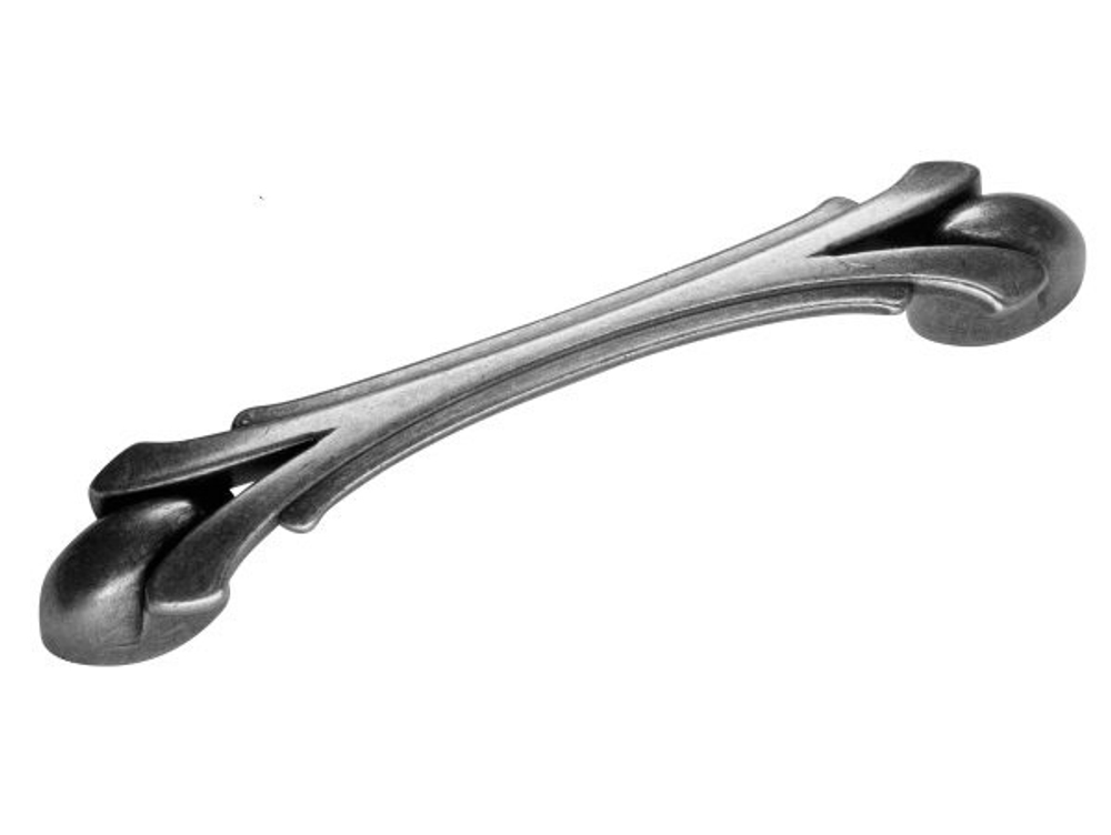 Ручка мебельная скобка EDSON 1500 ANTIQUE SILVER 128мм /20