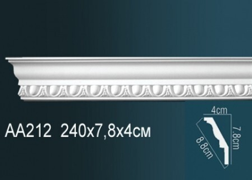 Карниз потолочный гибкий AA212