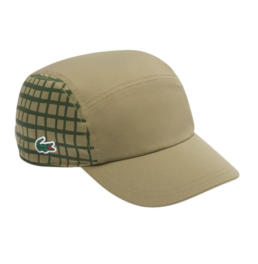 Теннисная кепка Lacoste Graphic Print Tennis - khaki green