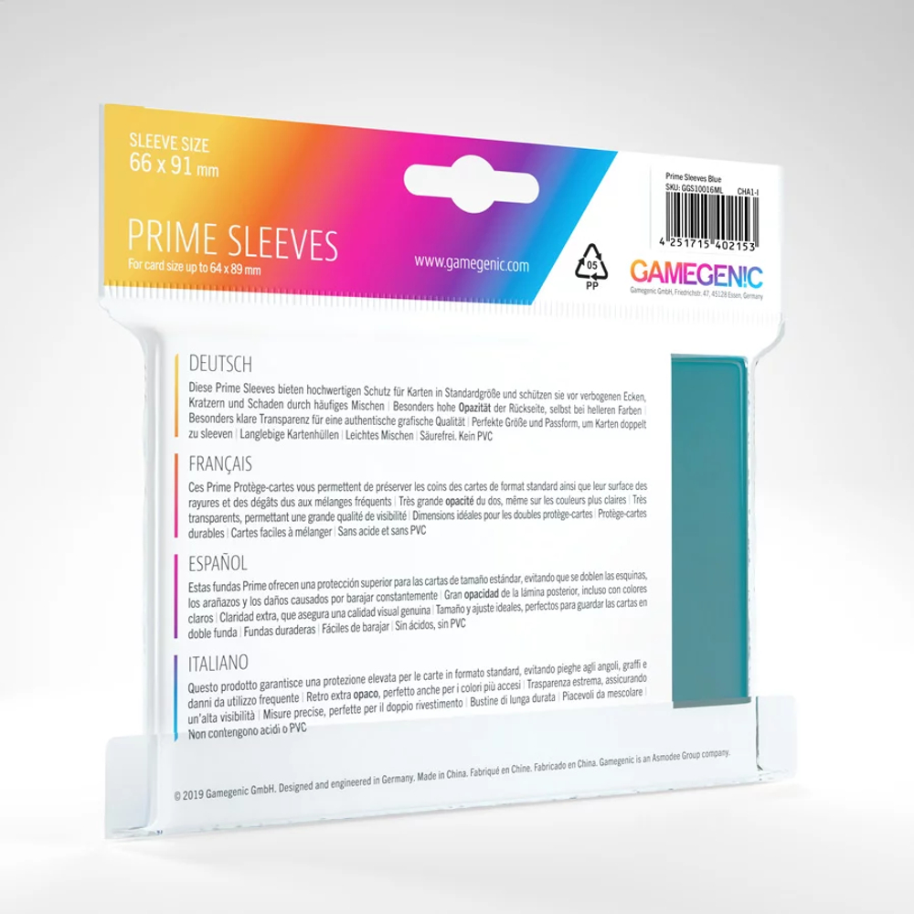 Протекторы для карт Prime Sleeves Blue (100)