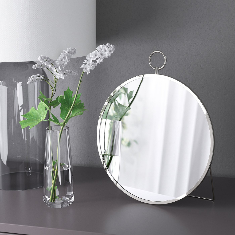 IKEA GRYTÅS  (ИКЕА ГРИТОС)  -  Зеркало - серебристый 25 см