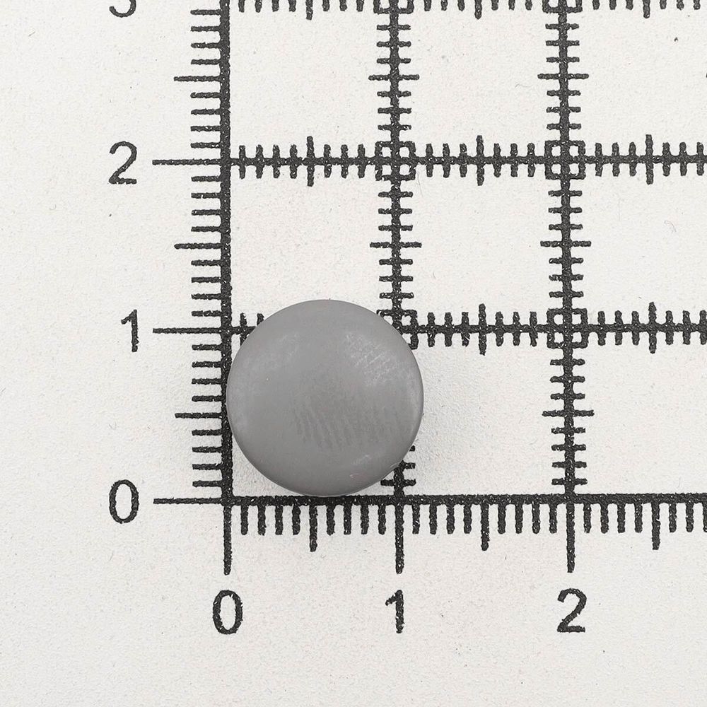 Пуговицы на ножке 18L=11 мм, пластик (Gray (серый)), NE68, 72 шт