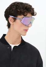 Спортивные очки 100% GLENDALE - Polished Translucent Lavender - HiPER Lavender Mirror Lens