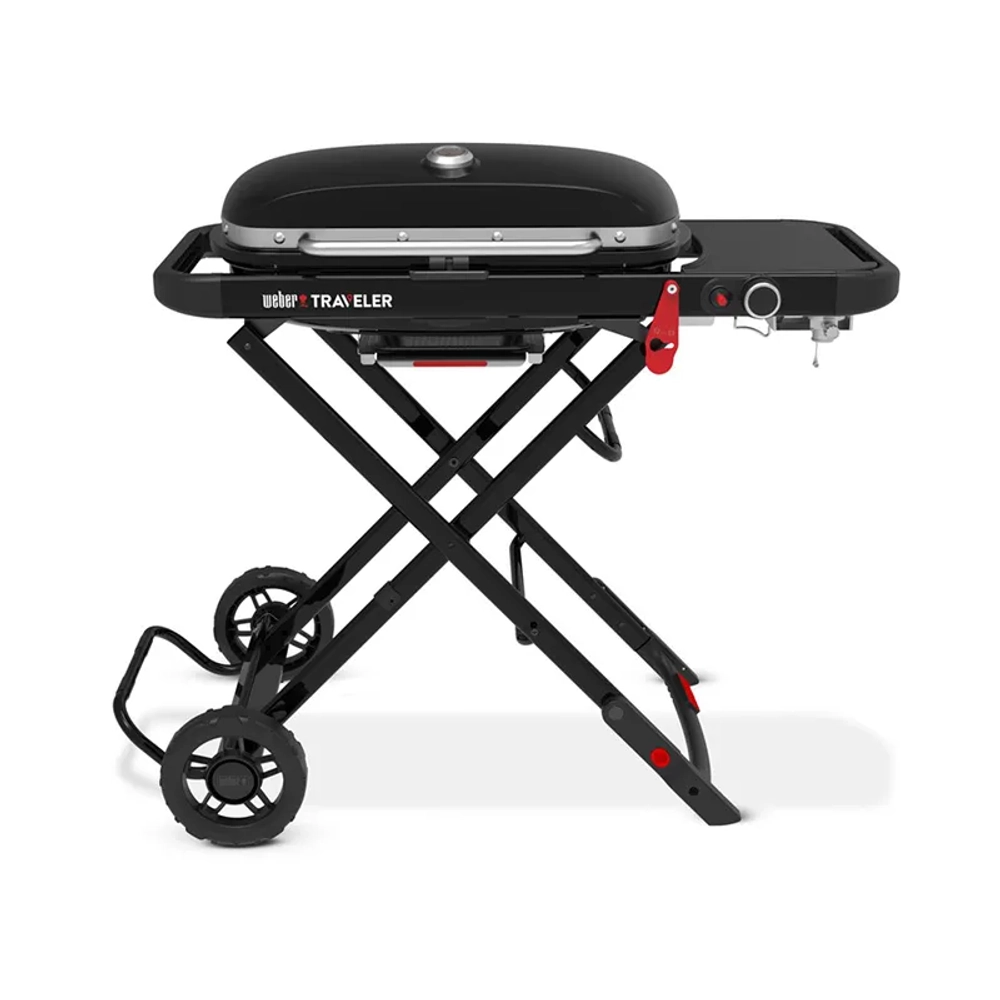 Газовый гриль Weber Traveler NEW 2026, черный