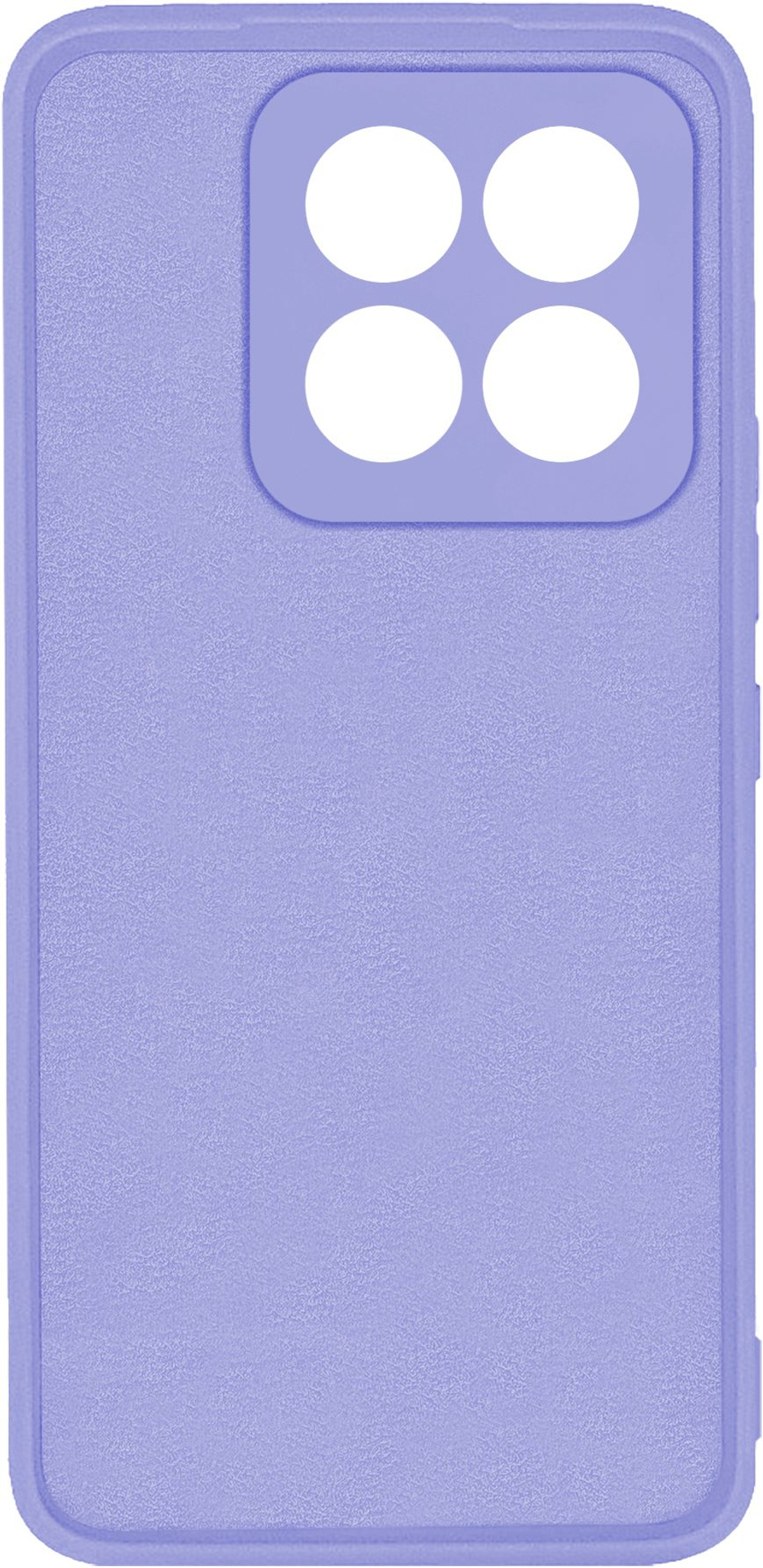 Мягкий Soft Touch чехол из силикона для XIAOMI 14 PRO с бархатной подкладкой
