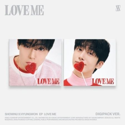 Альбом SHOWNU X HYUNGWON - LOVE ME EP Album DIGIPACK 2 Version SET