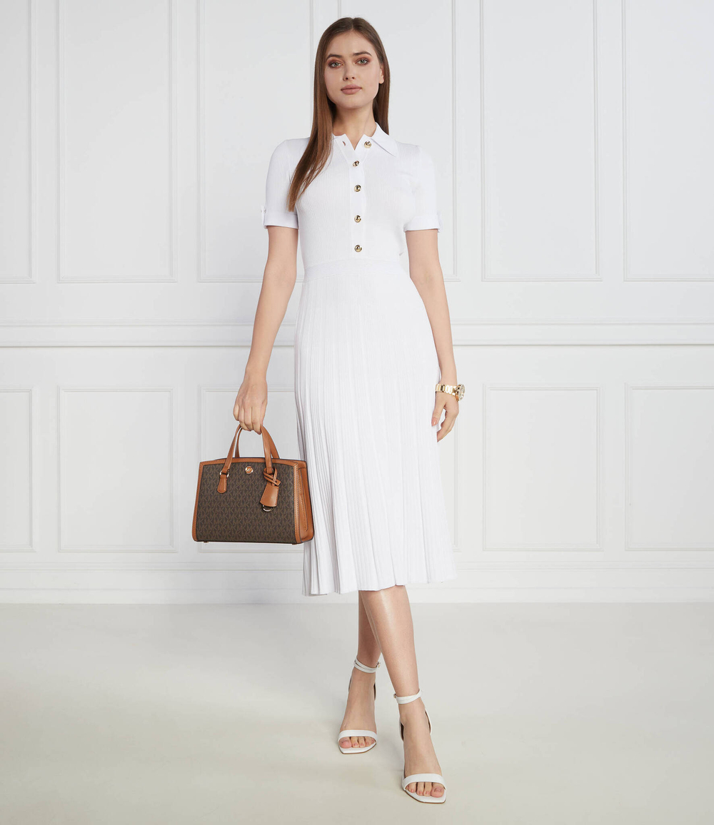 Кожаная сумка-трапеция Chantal Michael Kors - коричневый(30F2G7CM1B)