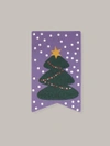 Бирка «Флажок с ёлочкой»
