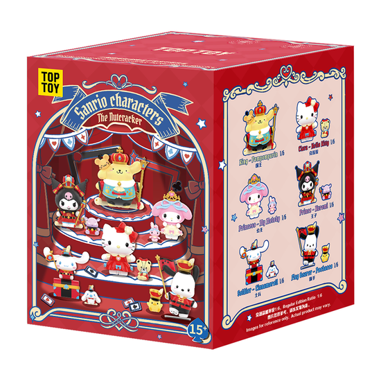 Фигурка Аниме Sanrio Family Nutcracker Series Blind box 1 шт 9 см — повтор основного фото