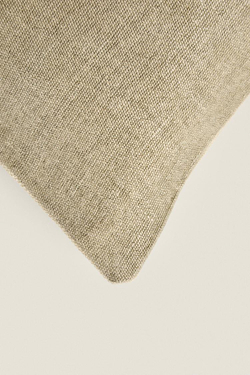 ZARA HOME ОДНОТОННЫЙ ЧЕХОЛ НА ПОДУШКУ, СВЕТЛО-ЗЕЛЕНЫЙ