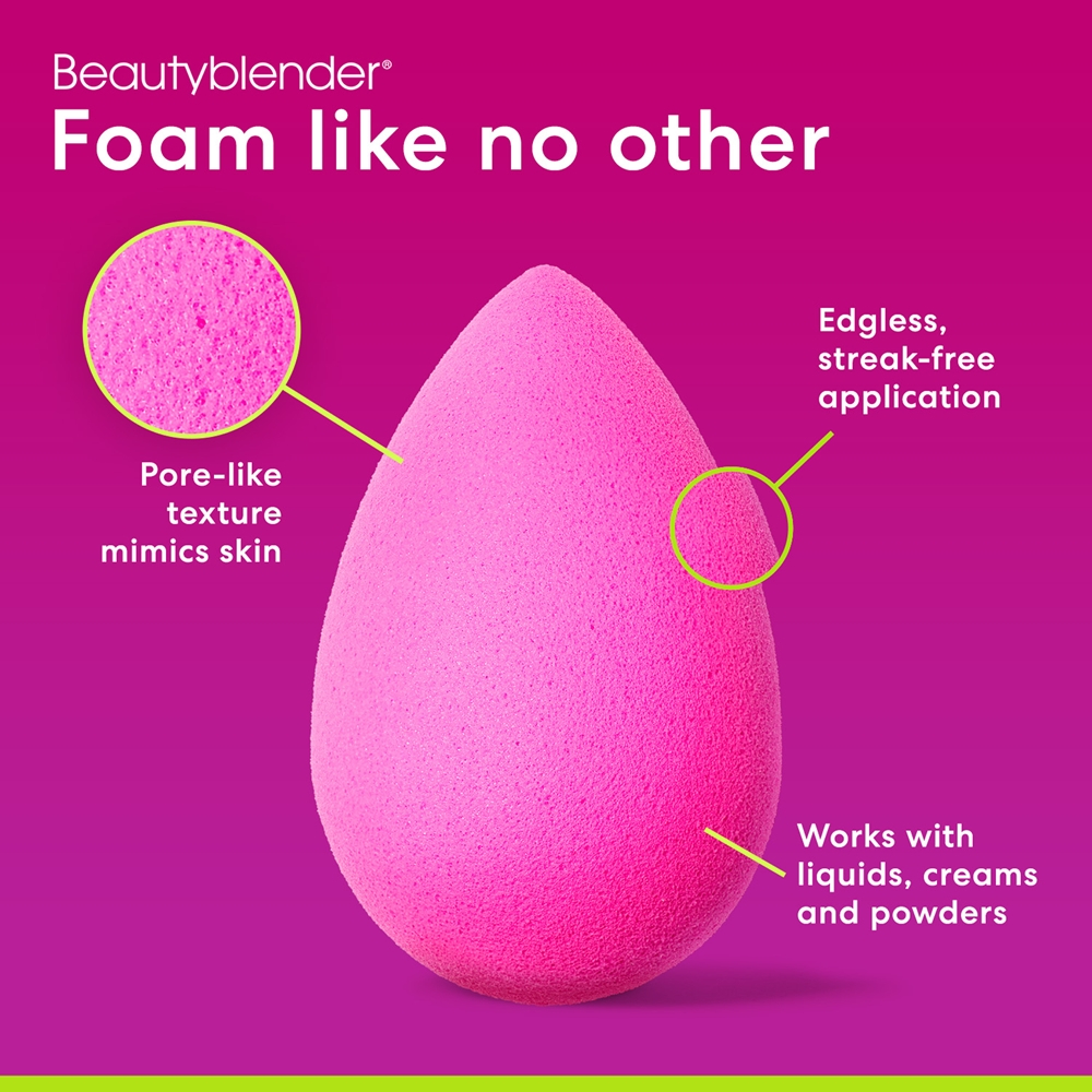 beautyblender Original - Кисть для макияжа Pink, 1 szt.