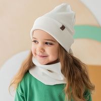 Шапка и снуд комплект "Тофу"