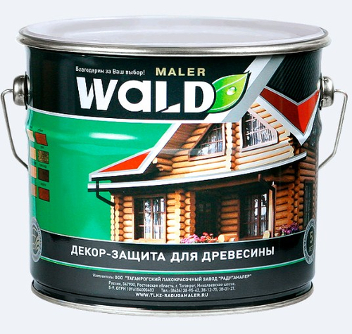 Пропитка по дереву защит.-декор. WALD калужница  3л   РАДУГА
