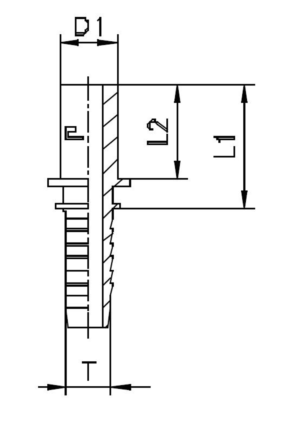 Фитинг DN 12 BEL (Ш) 14