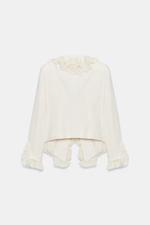 КУРТКА С БАХРОМОЙ И ЛЬНОМ — ZW COLLECTION — ZARA