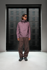 Брюки Blue Monte Geometric-Cut Laminated Trousers "Brown Coffee"