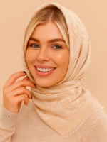 Платок теплый кашемировый на шею и голову