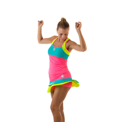 Женская теннисная юбка BB by Belen Berbel Valeria Skirt Women - Neon Pink, Multicoloured