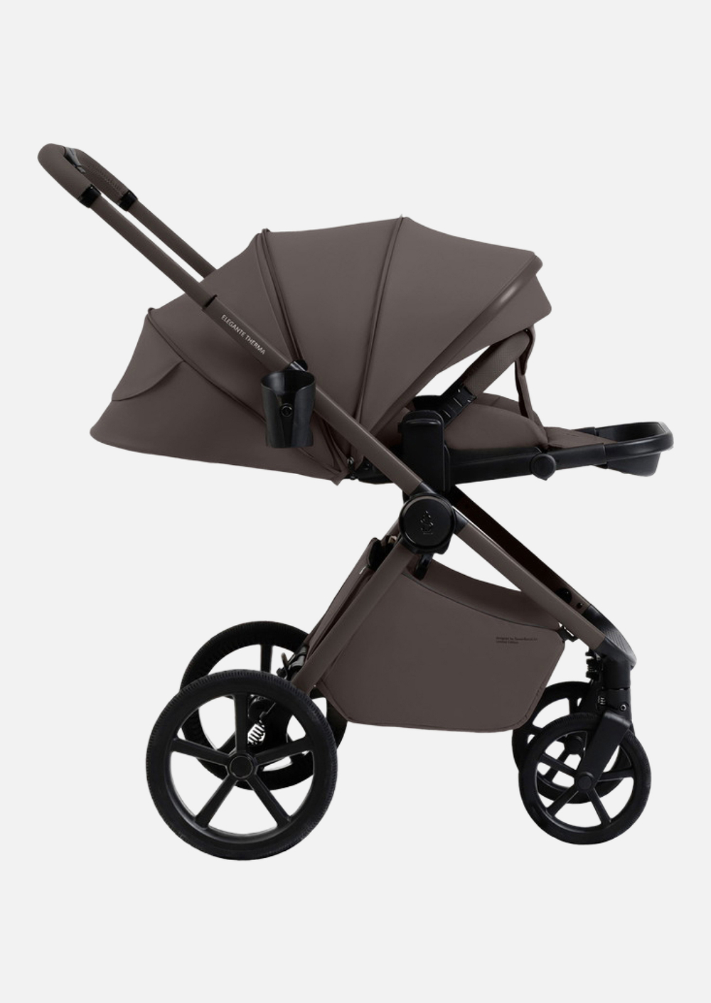 Sweet Baby Коляска 2 в 1 SBL Elegante Therma Chocolate Brown