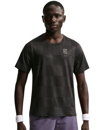 Мужская теннисная футболка Nike Court Advantage Dri-Fit - black/white