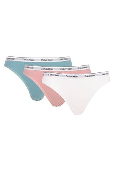 Трусики 3 пары Calvin Klein Underwear - розовый(000QD5207E)