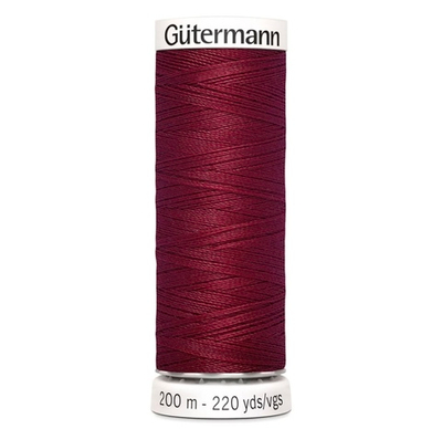 Нить Sew-All 200 м, Gutermann, 910 красно-малиновый