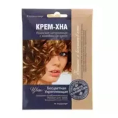 ФитоКосметик Крем-хна в готовом виде "Бесцветная. Укрепляющая" с комплексом масел 50мл/15 шт./шоу-бокс